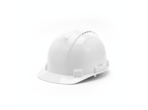 4-Point Ratchet Hard Hat, White