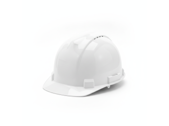 4-Point Ratchet Hard Hat, White